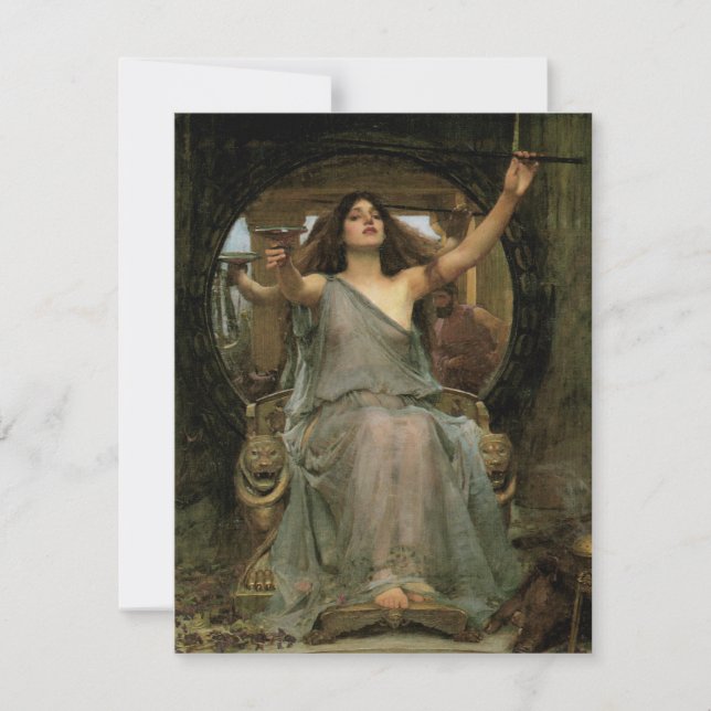 Circe Offering the Cup to Ulysses by JW Waterhouse (Front)