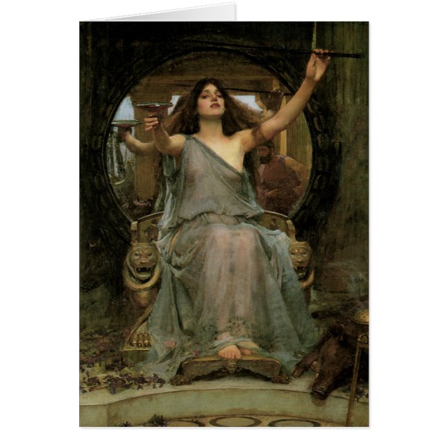 Circe Offering the Cup to Ulysses by JW Waterhouse (Front)