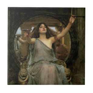 Circe Offering the Cup to Ulysses by JW Waterhouse Tile