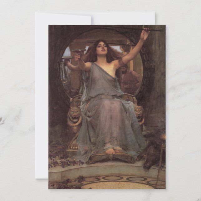 Circe Offering the Cup to Ulysses Invitation (Front)