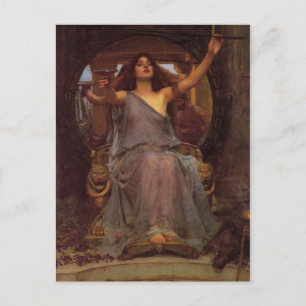 Circe Offering the Cup to Ulysses Postcard