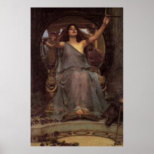 Circe Offering the Cup to Ulysses Poster