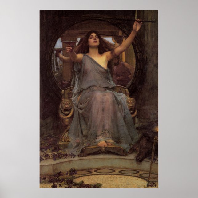 Circe Offering the Cup to Ulysses Poster (Front)