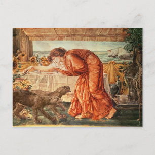 Circe Pouring Poison into a Vase Postcard