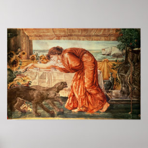Circe Pouring Poison into a Vase Poster