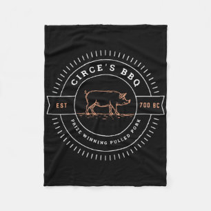 Circe's Bbq Funny Greek Mythology 1 Fleece Blanket