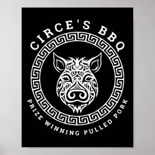 Circe's Bbq Funny Greek Mythology  Poster