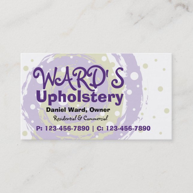 Circle 2 Business Card/ Purple Card (Front)