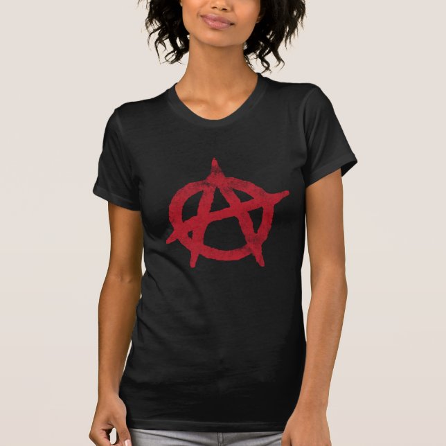 'circle a' anarchy symbol T-Shirt (Front)