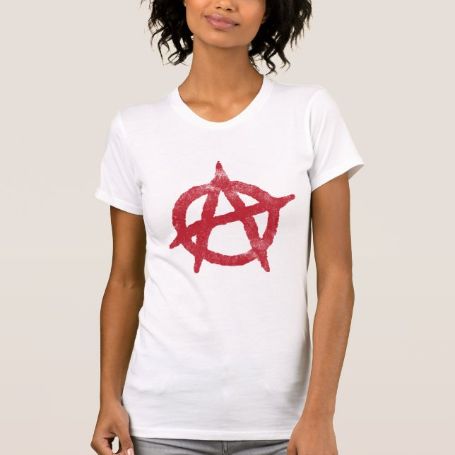 'circle a' anarchy symbol T-Shirt (Front)