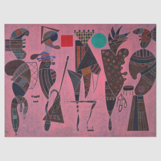 Circle and Square by Wassily Kandinsky Tissue Paper (Front)