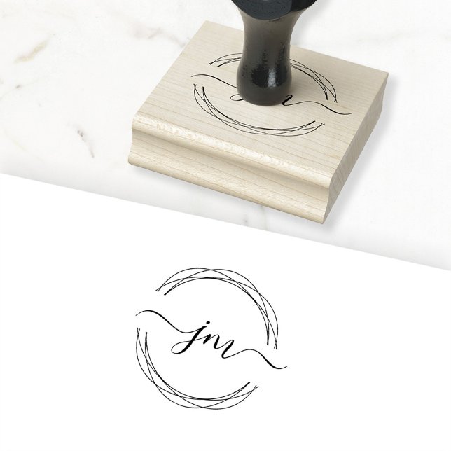  Circle-Art,Monogram, Handwriting Stamp (Creator Uploaded)