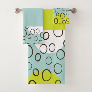 Circle bath towel set