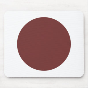Circle - Brown and White Mouse Pad