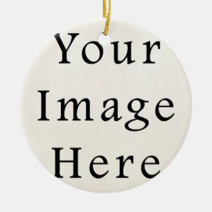 Circle Ceramic Christmas Ornament Personalised