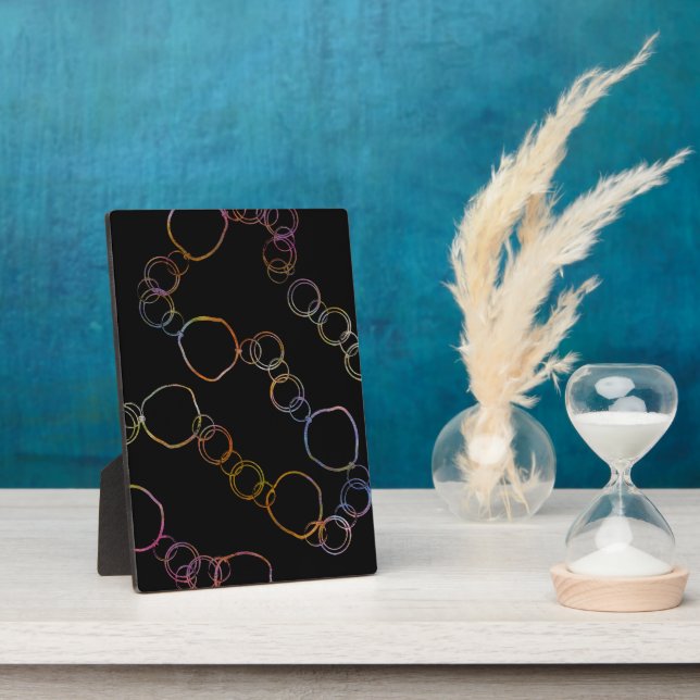 Circle Chain Rainbow Plaque (Side)