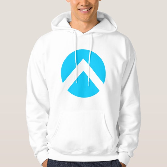 Circle Chevron Arrow Hoodie (Front)