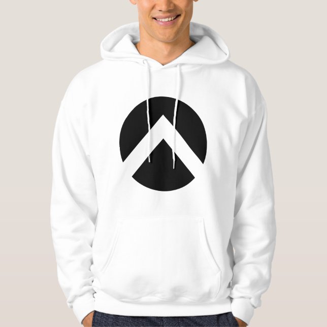 Circle Chevron Arrow Hoodie (Front)