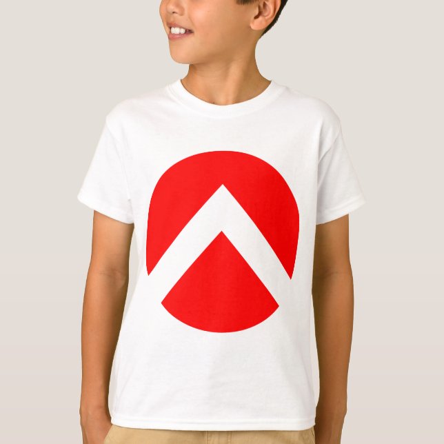 Circle Chevron Arrow T-Shirt (Front)