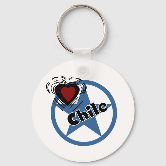 Circle Chile Key Ring (Front)