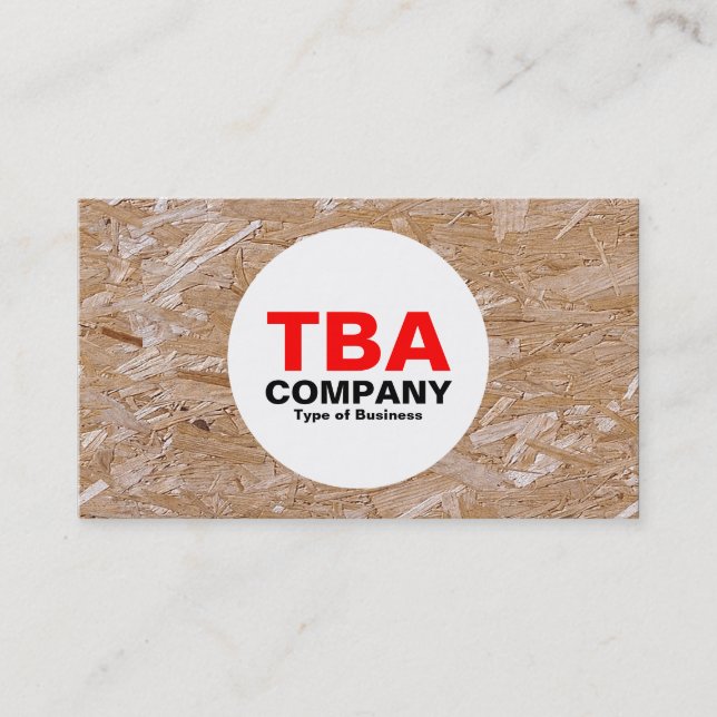 Circle - Chipboard Business Card (Front)