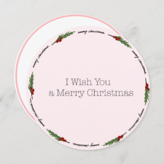 Circle Christmas Card