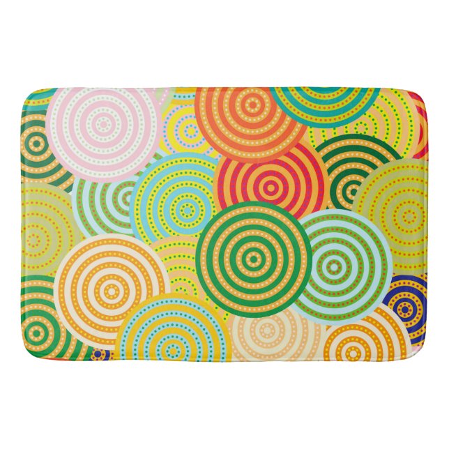 Circle-Circles Bath Mat (Front)