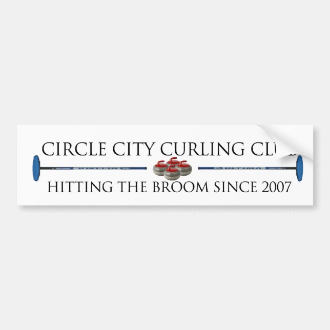 Circle City Curling - Bumper Sticker (Front)