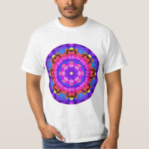 Circle Colourful Mosaic Design T-Shirt