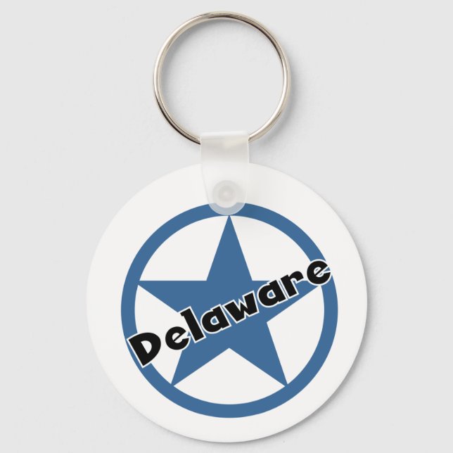 Circle Delaware Key Ring (Front)