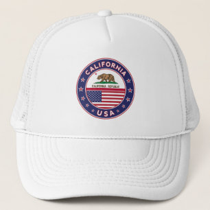 circle design, trucker hat