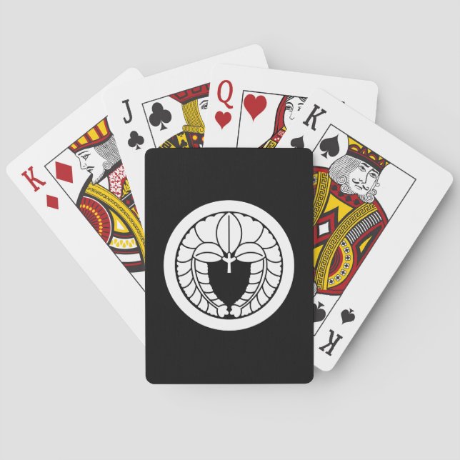Circle Down Fuji Bicycle Playing Cards (Back)