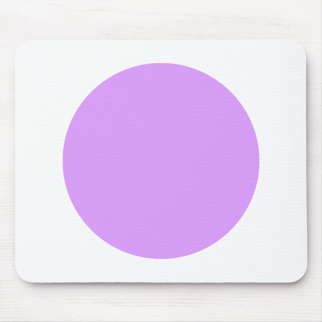 Circle - Easter Purple on White Mouse Pad (Front)
