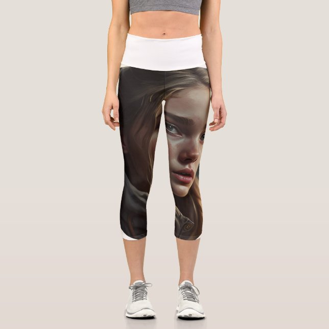 Circle girl capri leggings (Front)