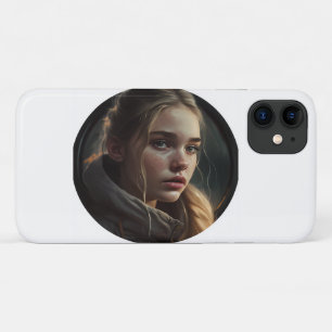 Circle girl iPhone 11 case