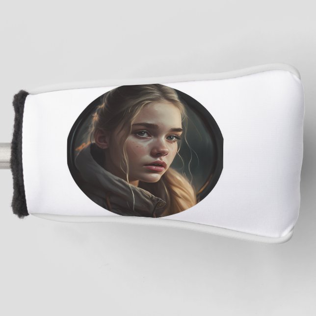 Circle girl golf head cover (Front)