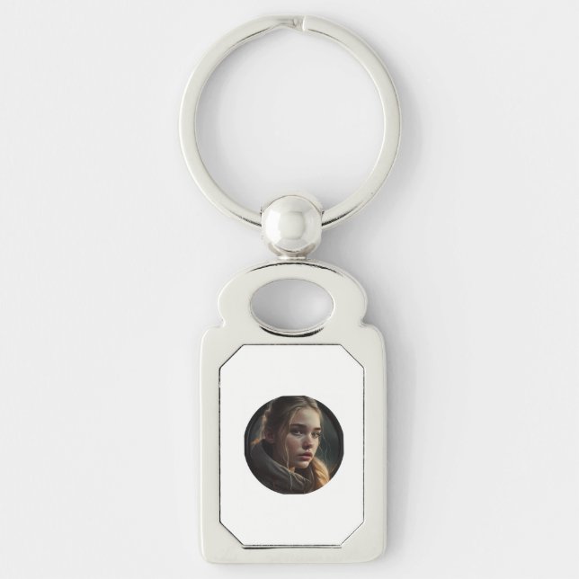 Circle girl key ring (Front)