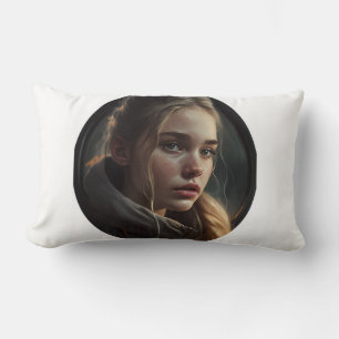 Circle girl lumbar cushion