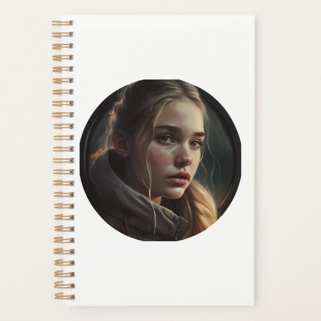 Circle girl planner (Front)
