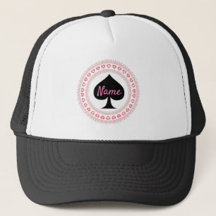 Circle Hearts Black Spade Thunder_Cove Trucker Hat
