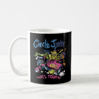 Circle Jerks 91 Tour Illustration Coffee Mug