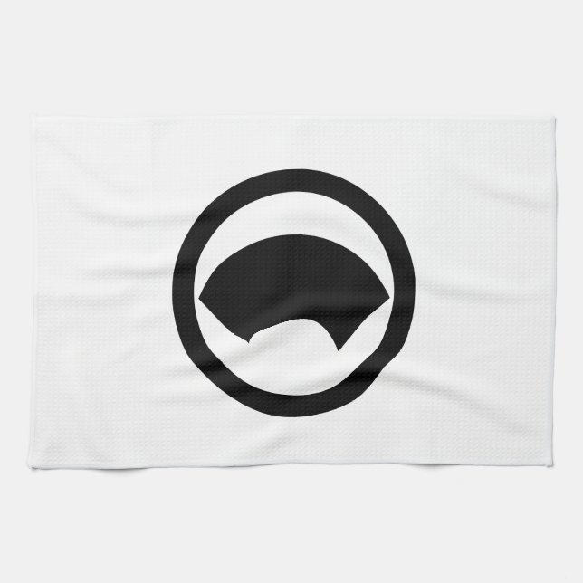 Circle Jigami Tea Towel (Horizontal)