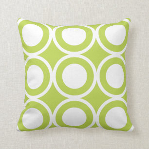 Circle Lattice Kiwi Cushion