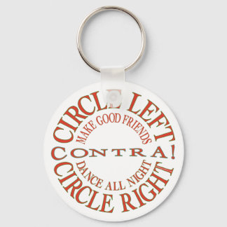 Circle Left, Circle Right Key Ring