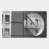Circle & Lines Architecture Black and White Photo