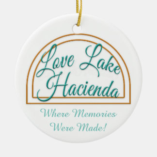 Circle Love Lake Hacienda Ornament