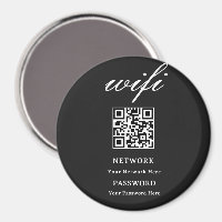 Circle Magnet | Modern Wifi Password Network