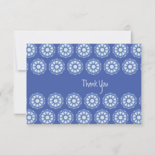 Circle Mandala Pattern Thank You Card