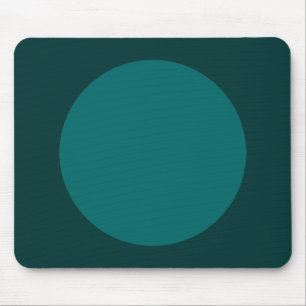 Circle - Moss Green and Dk Green Mouse Pad