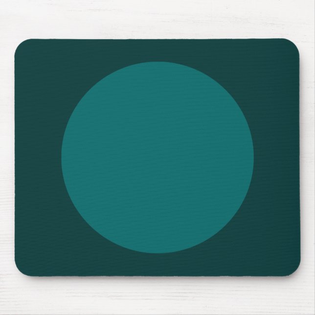 Circle - Moss Green and Dk Green Mouse Pad (Front)